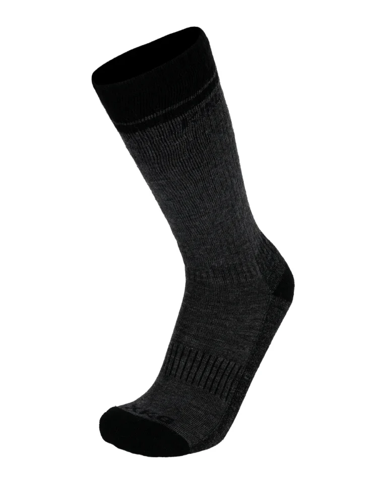 XKG Midweight Merino Socks - Charcoal / OTC / M
