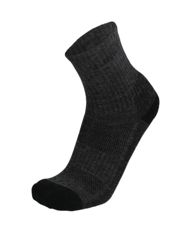 XKG Lightweight Merino Socks - Charcoal / Crew / M