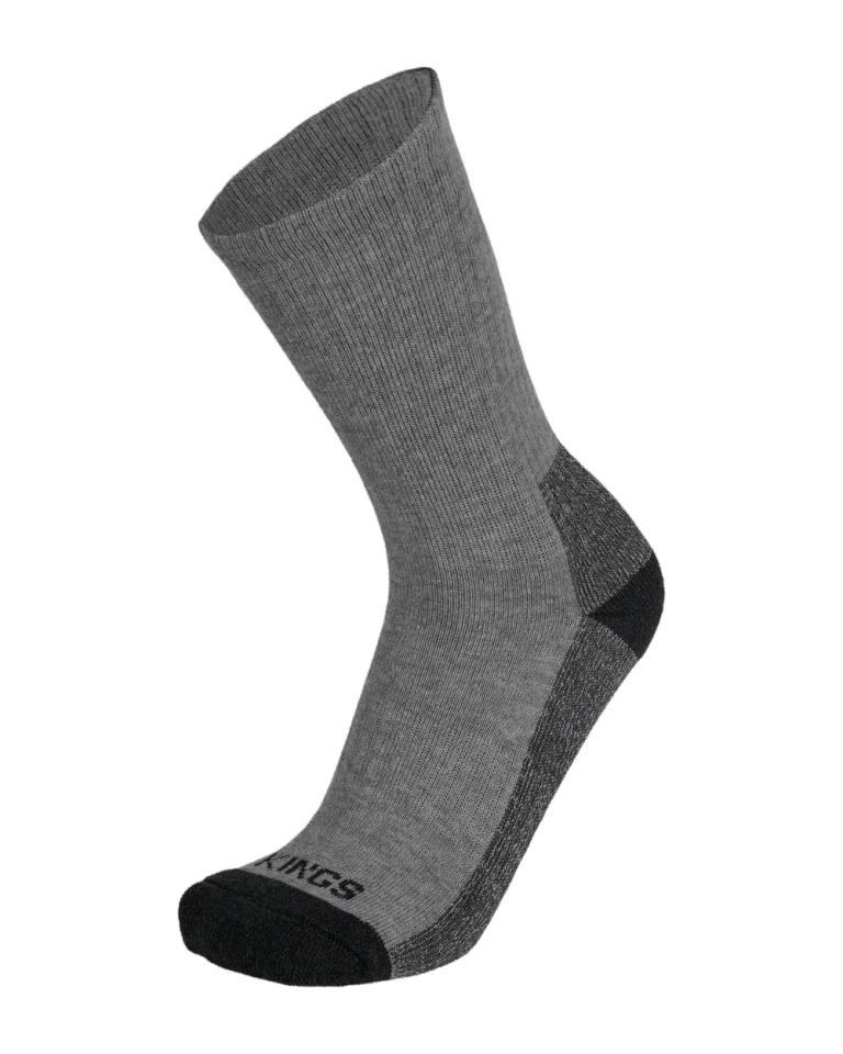 Kings 2-Pack Merino Socks - Grey / M