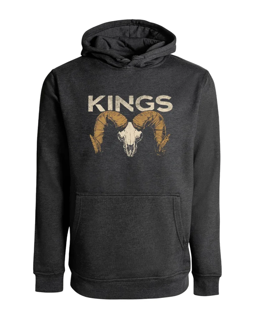 Kings Ram Hoodie - Charcoal / S