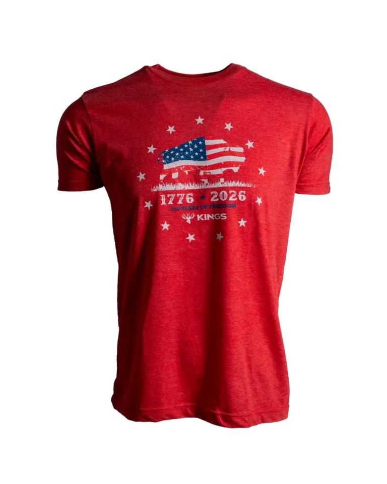 Buffalo Patriot 250th Tee - Heather Red / S