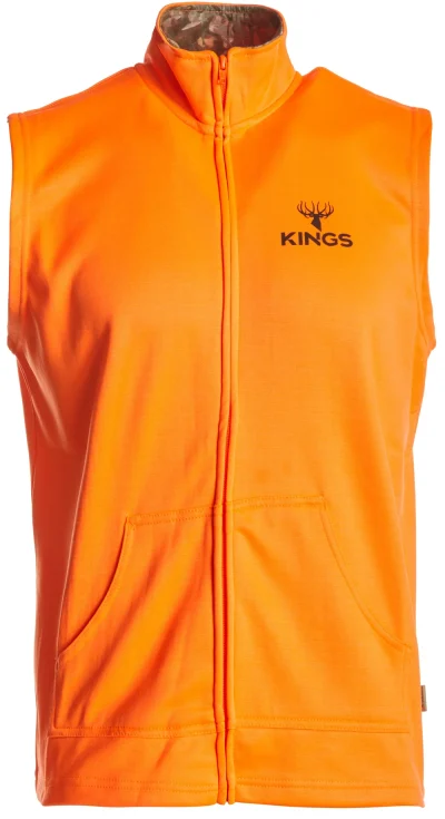 Blaze Orange Hunter Fleece Vest Review: Quiet Comfort, Slow Drying and Pocket Wear