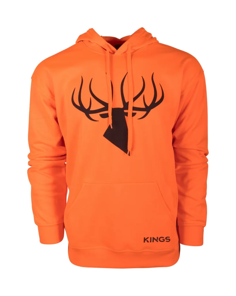 Blaze Orange Poly Hoodie - Blaze Orange / Medium
