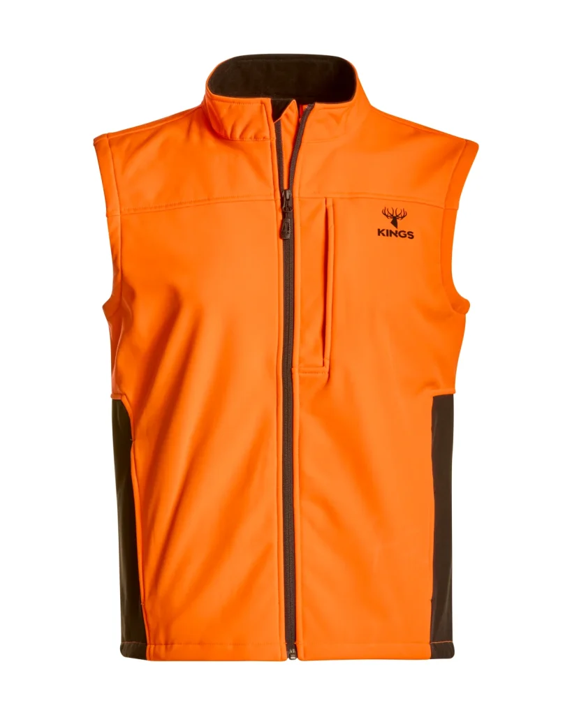 Blaze Orange Soft Shell Vest - Blaze Orange / Medium